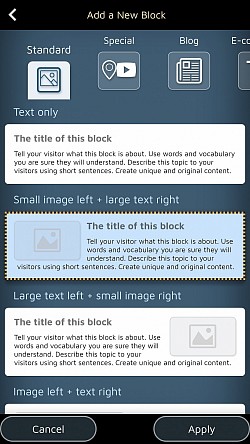 Sve je spremno kako biste se mogli usredotočiti na to kako predstavljate svoje poslovanje.