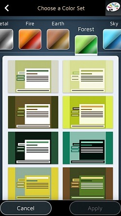 SMART verzija nudi vam 56 unaprijed postavljenih boja (sve se mogu uređivati ​​u Pro verziji)