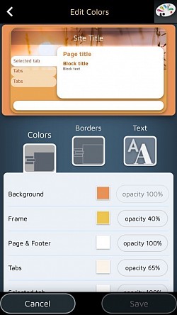 Prilagodite boju svakog dijela svojih web stranica.